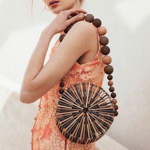 Cult Gaia Round Bag